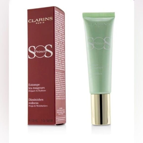CLARINS - NWT - SOS Primer in Green (04). Corrects Redness. 1 oz/Non-Perfect Box - Picture 15 of 16